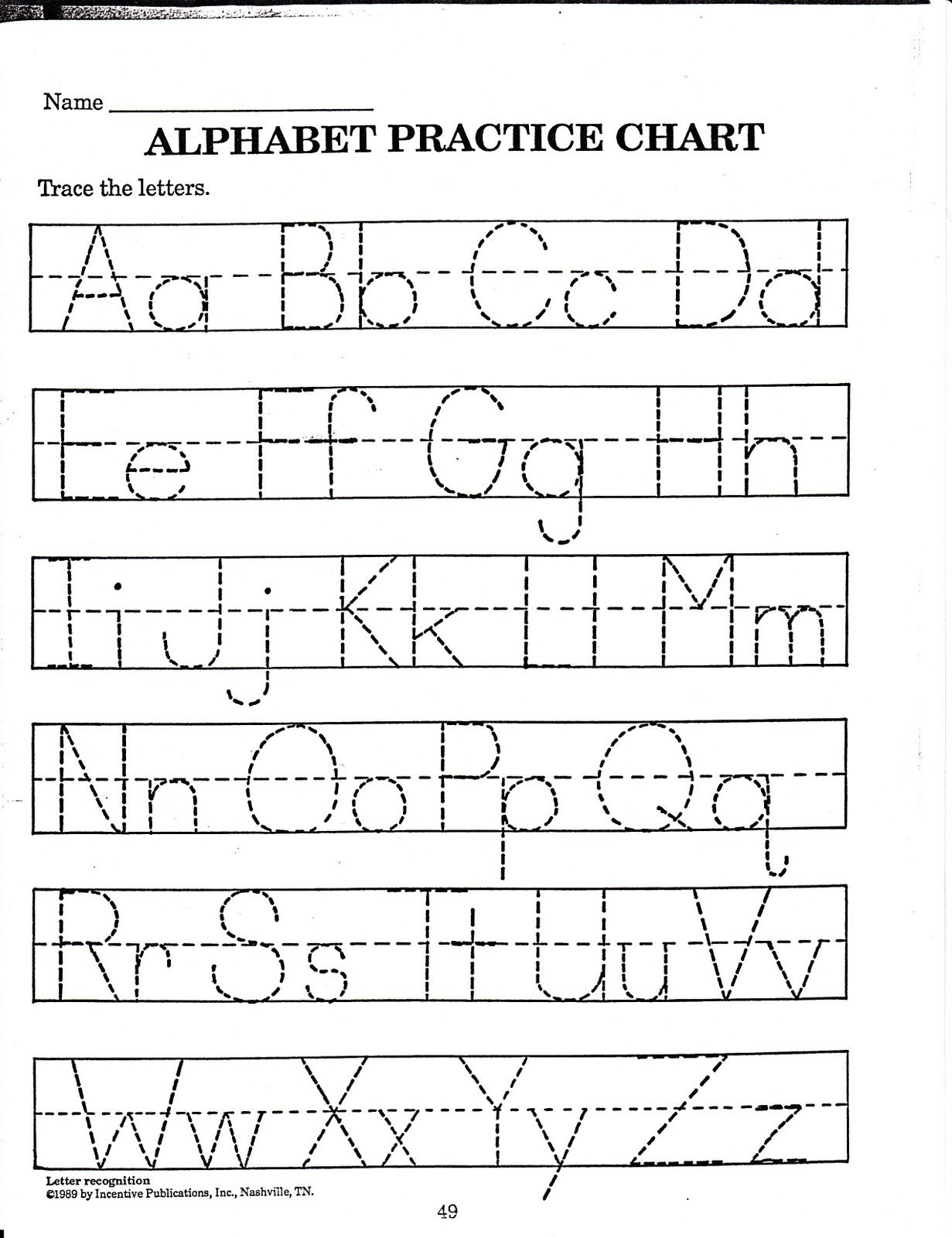 Free Printable Abc Worksheets For Preschool: Preschool Alphabet - Free Printable Abc Worksheets