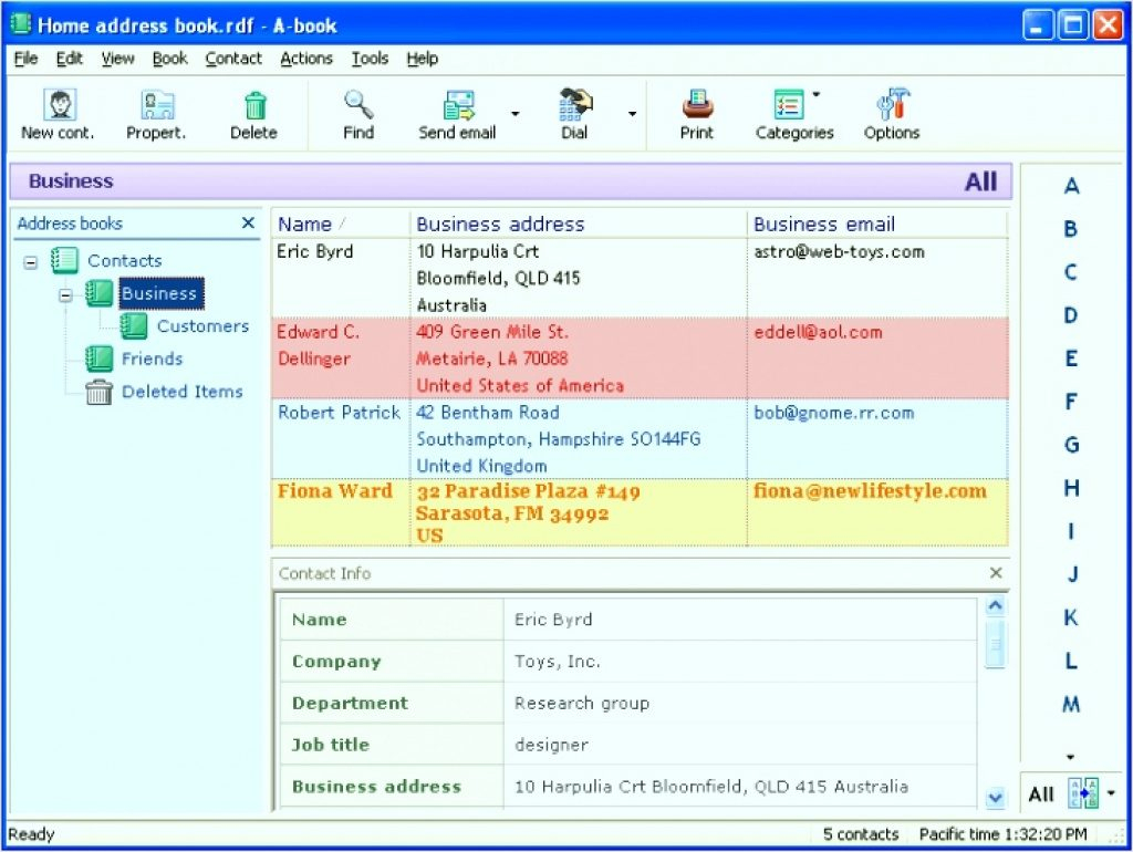 Free Printable Address Book Software Address Book Software With - Free Printable Address Book Software