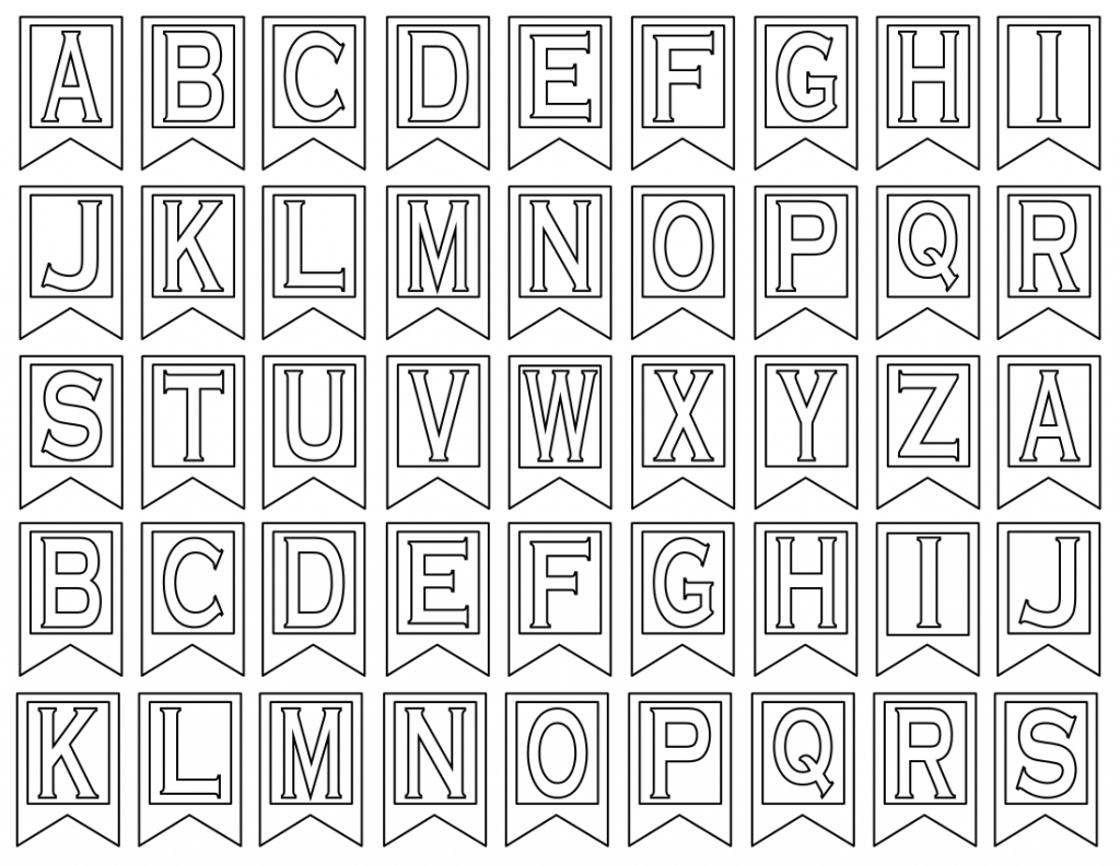 Free Printable Alphabet Banner For Bulletin Board - 20.17 - Free Printable Bulletin Board Letters