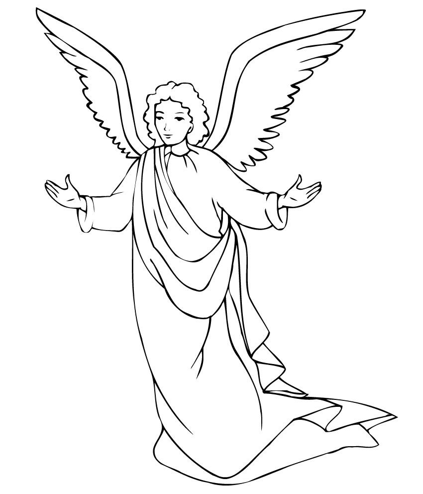 Free Printable Angel Coloring Pages For Kids | Éducation Chrétienne - Free Printable Angels