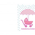 Free Printable Baby Cards My Free Printable Towel Rack For Glass   Congratulations On Your Baby Girl Free Printable Cards