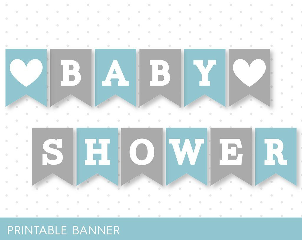 Free Printable Baby Shower Banner Letters | Free Printable - Free Printable Baby Shower Banner Letters