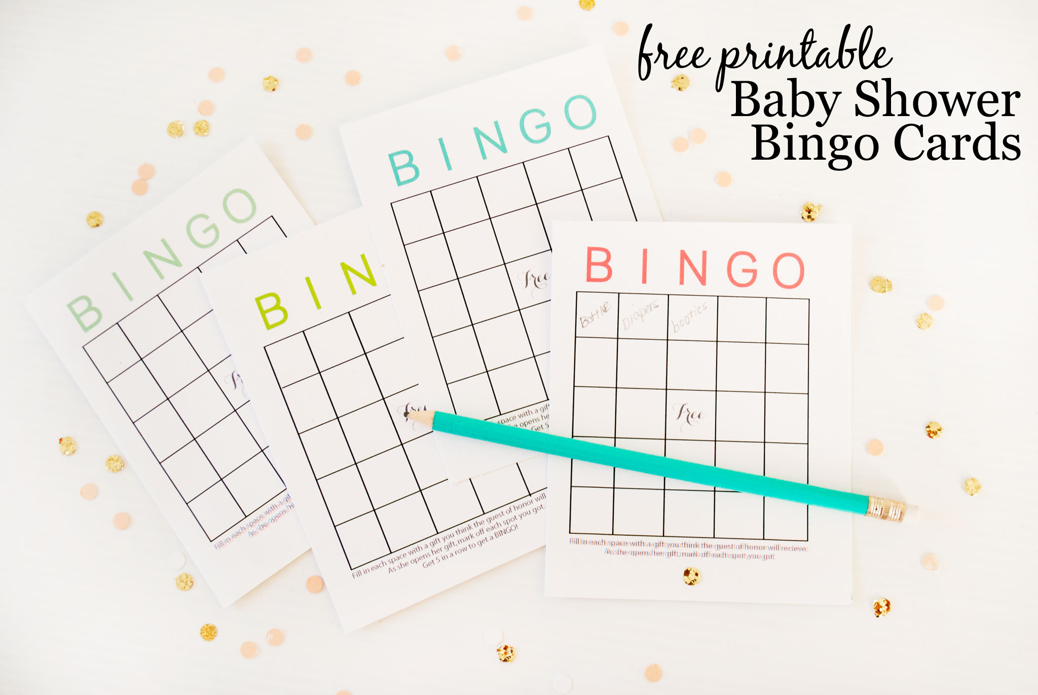 Free Printable Baby Shower Bingo Cards - Project Nursery - Baby Bingo Free Printable