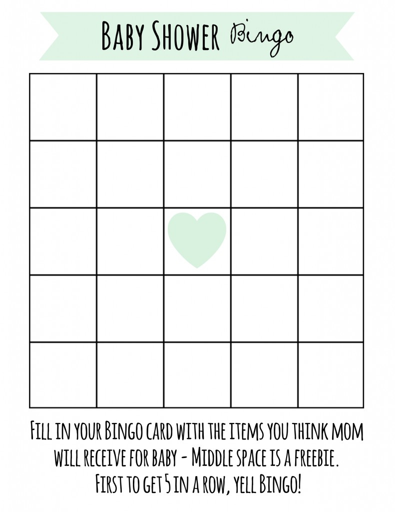 Free Printable Baby Shower Bingo - Frugal Fanatic - Baby Bingo Free Printable