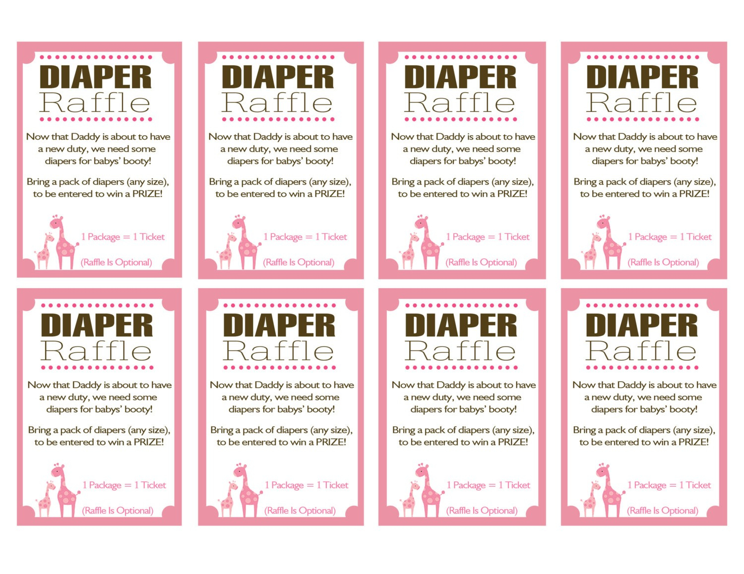 Free Printable Baby Shower Raffle Tickets Template Home Design Ideas - Free Printable Diaper Raffle Ticket Template