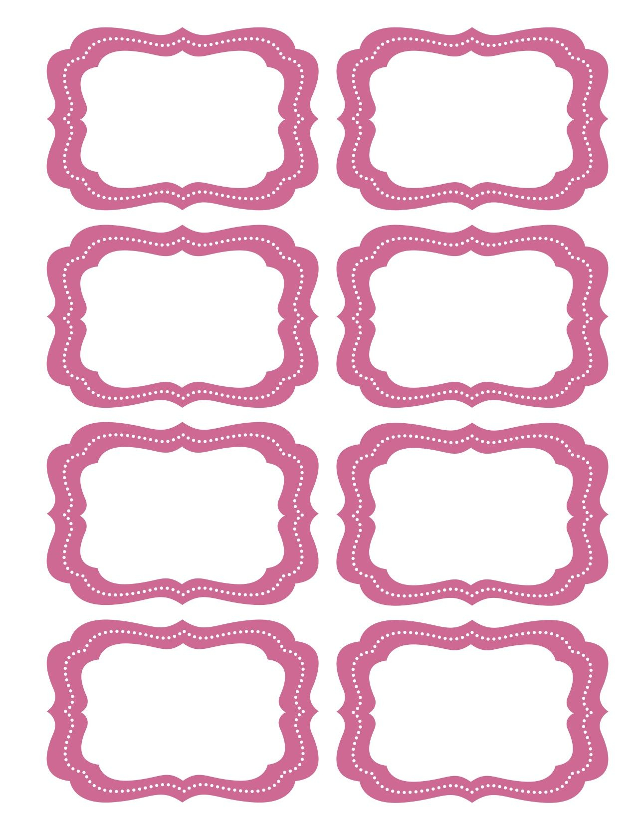 Free Printable Bag Label Templates | Candy Labels Blank Image - Free Printable Candy Buffet Labels Templates