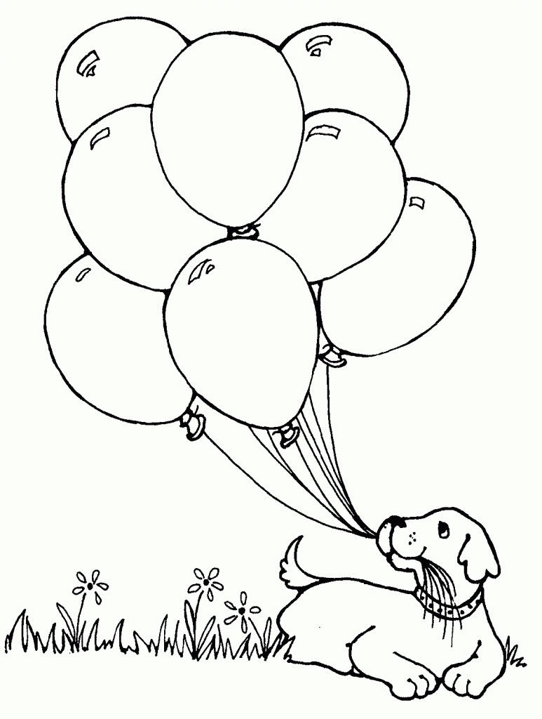 Free Printable Balloon Coloring Pages Balloons - Savetheocean - Free Printable Pictures Of Balloons