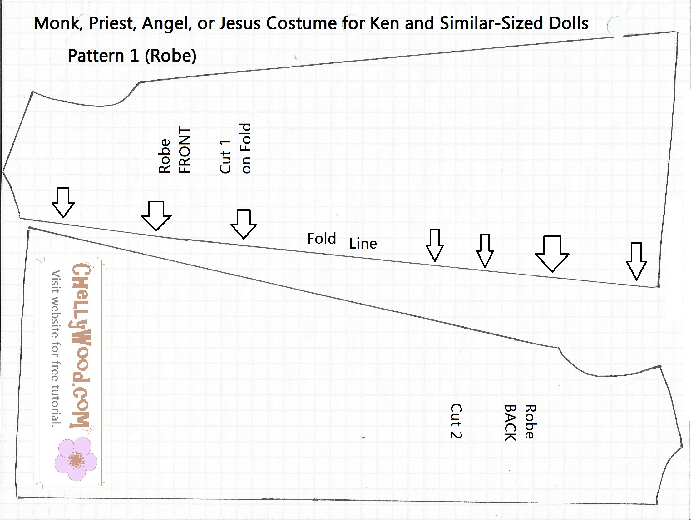 Free Printable Barbie Doll Clothes Patterns – Chellywood - Free Printable Sewing Patterns Pdf
