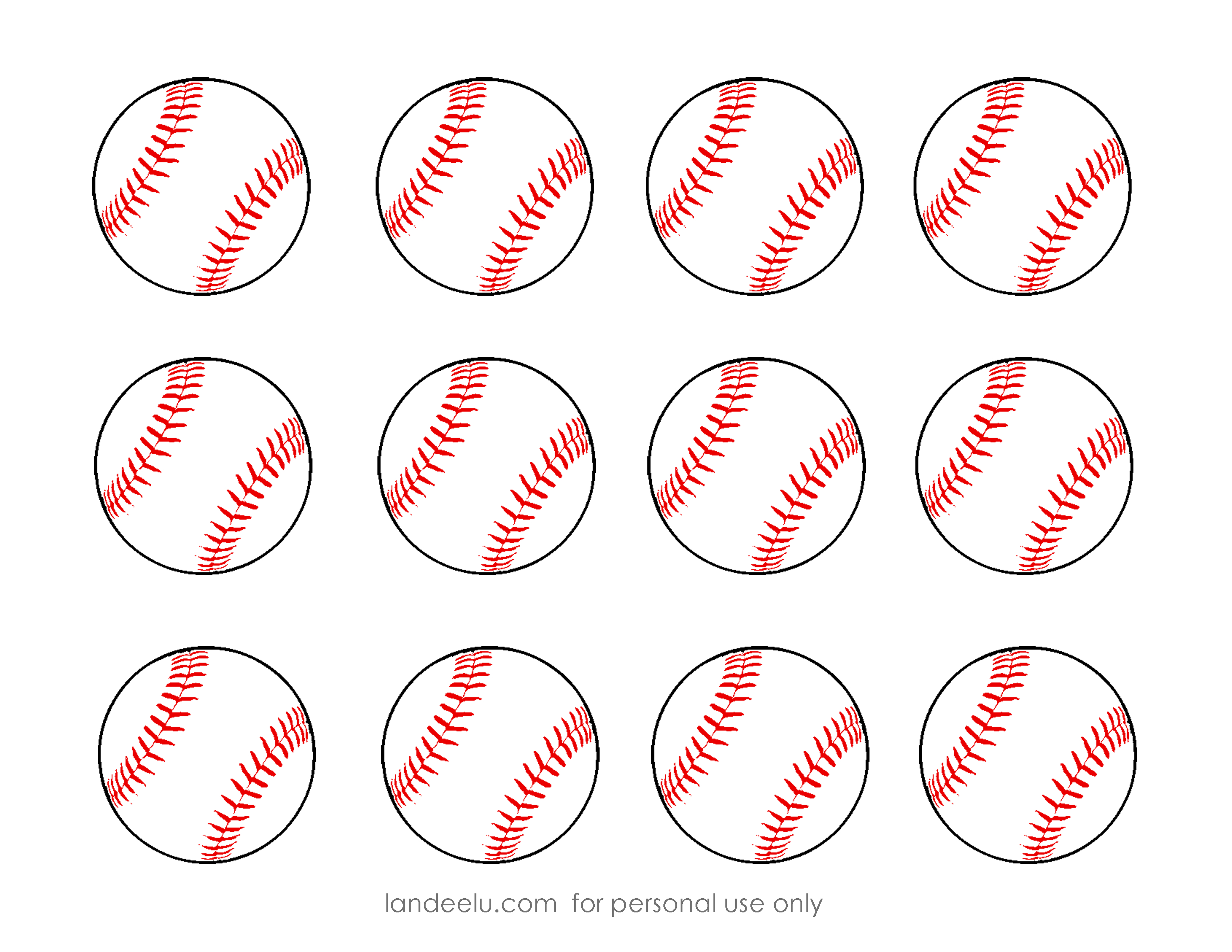 Free Printable Baseball Clip Art Images | Inch Circle Punch Or - Free Printable Baseball Logos