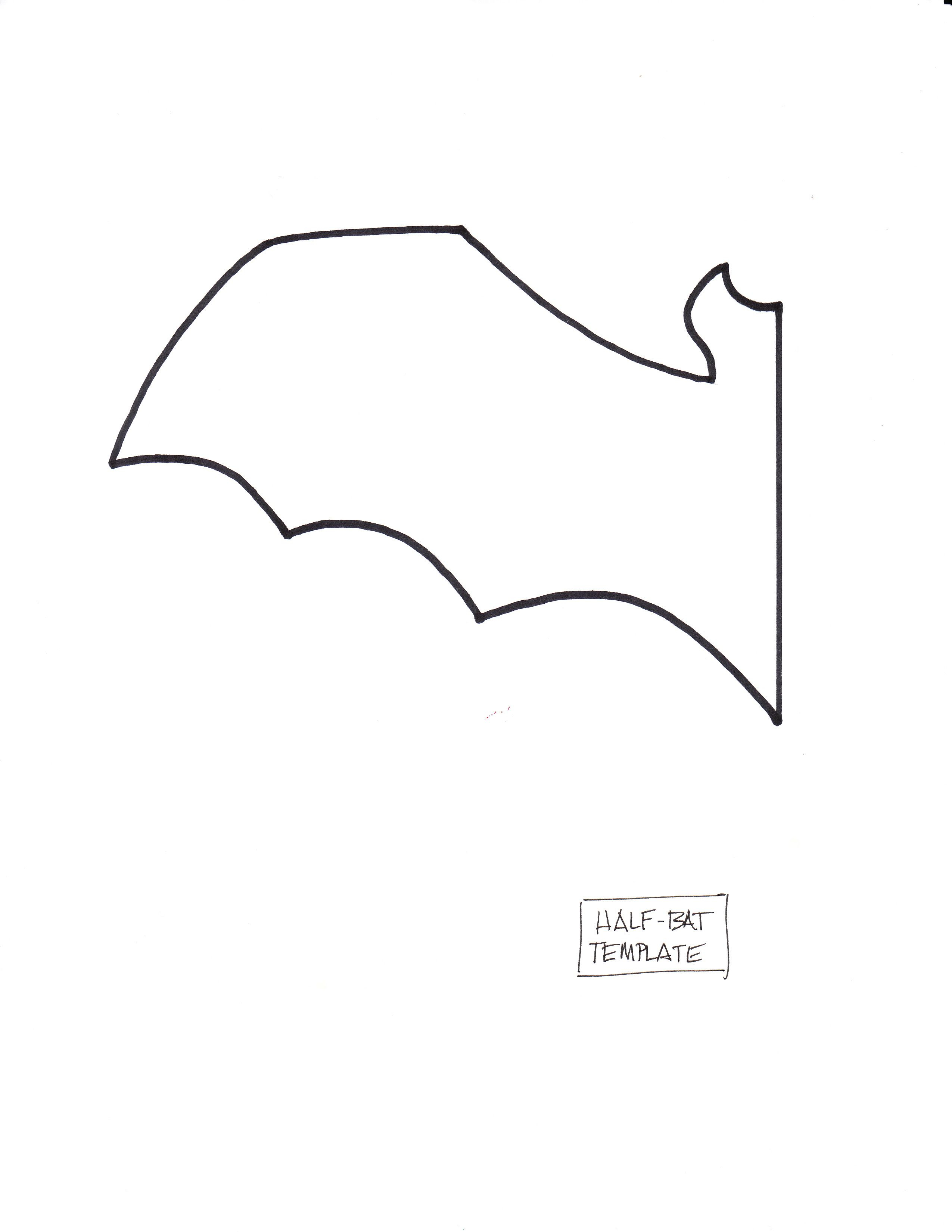Free Printable Bat Templates | Printer And Plain White Paper - Free Printable Bat Writing Paper