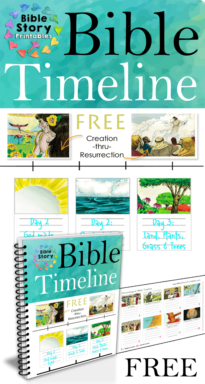 Free Printable Bible Timeline &amp;amp; 200 Cards - Free Printable Bible Stories For Youth