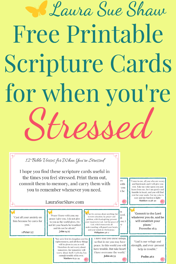 Free Printable Bible Verse Cards | The Group Board On Pinterest - Free Printable Bible Verse Cards