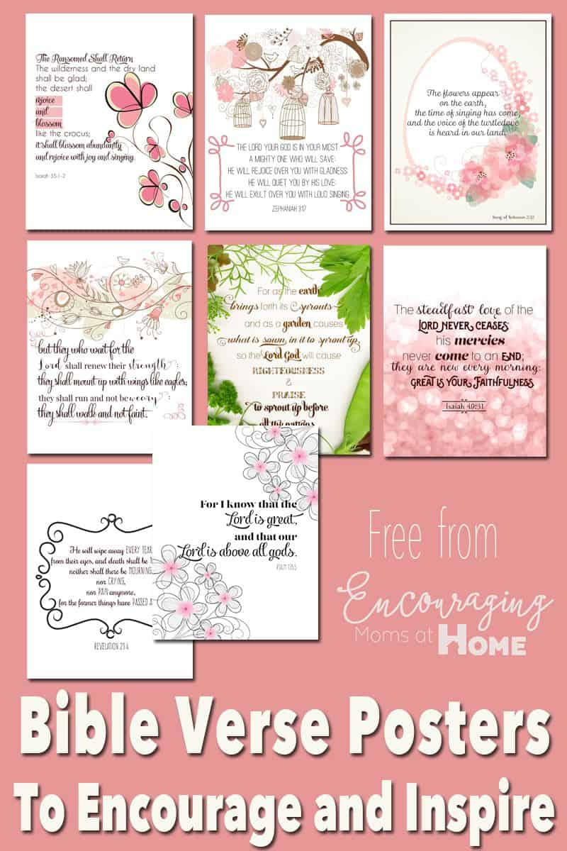 Free Printable Bible Verses To Encourage And Inspire Homeschool Moms - Free Printable Bible Verses