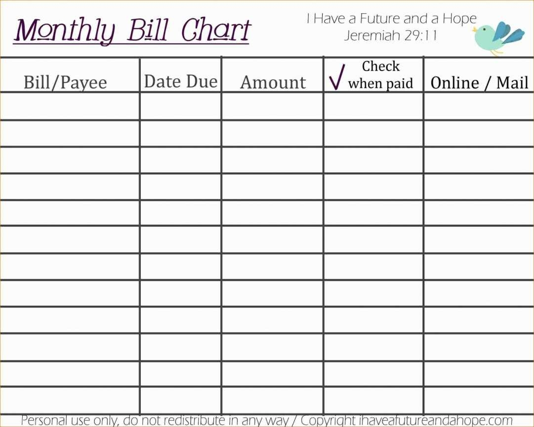 Free Printable Bill Payment Calendar Printable Calendar Templates - Free Printable Bill Organizer