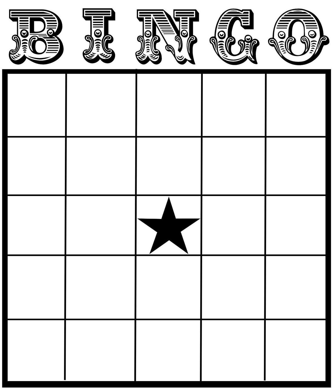 Free Printable Bingo Card Template - Set Your Plan &amp;amp; Tasks With Best - Free Printable Bingo Cards For Large Groups