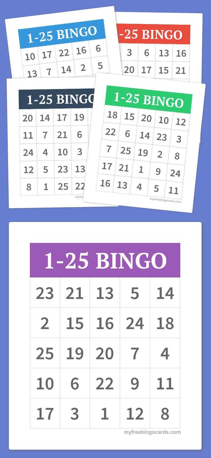 Free Printable Bingo Cards | Teacher, Teacher! | Bingo Cards, Free - Free Printable Number Bingo Cards 1 20