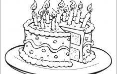 Free Printable Birthday Cake
