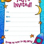 Free Printable Birthday Flyer Templates Party Invitations Nuruf   Free Printable Birthday Party Flyers