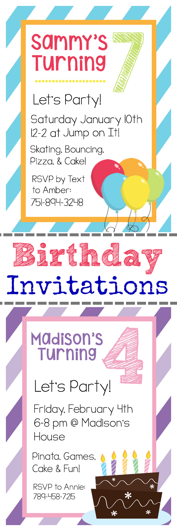Free Printable Birthday Invitation Templates - Free Printable Boy Birthday Invitations