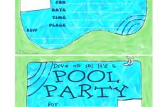Free Printable Pool Party Birthday Invitations