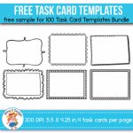 Free Printable Blank Task Cards | Free Printable – Free Printable Blank Task Cards