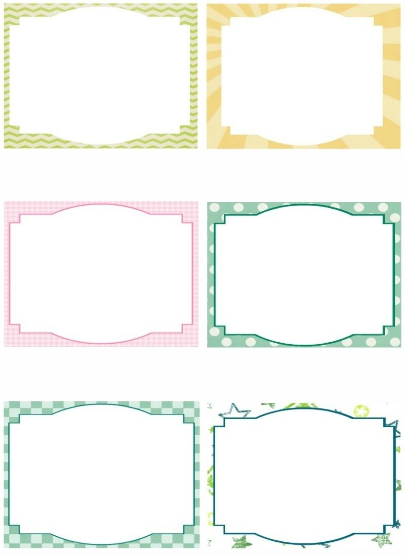 Free Printable Borders With Praying Kids - Yahoo Image Search - Free Printable Index Cards