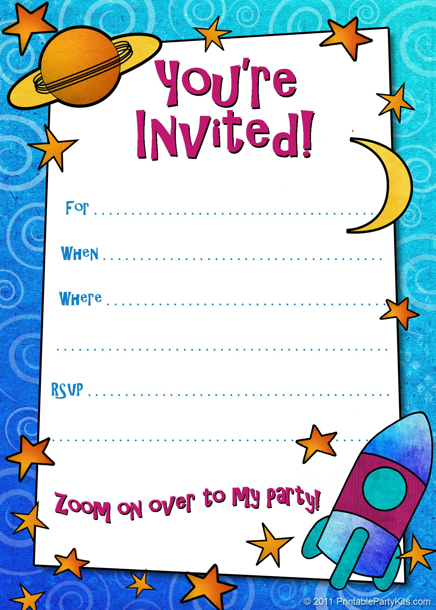 Free Printable Boys Birthday Party Invitations | Birthday Party - Free Printable Birthday Invitations Pinterest