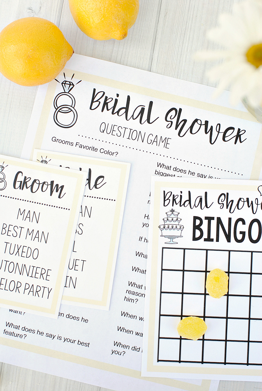 Free Printable Bridal Shower Games – Fun-Squared - Free Printable Household Shower Games