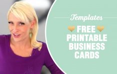 Free Printable Business Card Templates