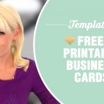 Free Printable Business Cards   Templates Included   Youtube   Free Printable Business Templates