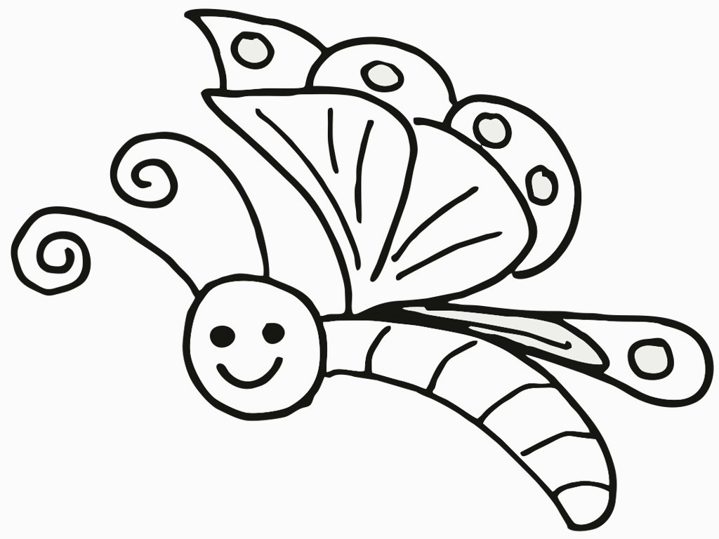 Free Printable Butterfly Coloring Pages For Kids For Butterfly - Free Printable Butterfly Coloring Pages