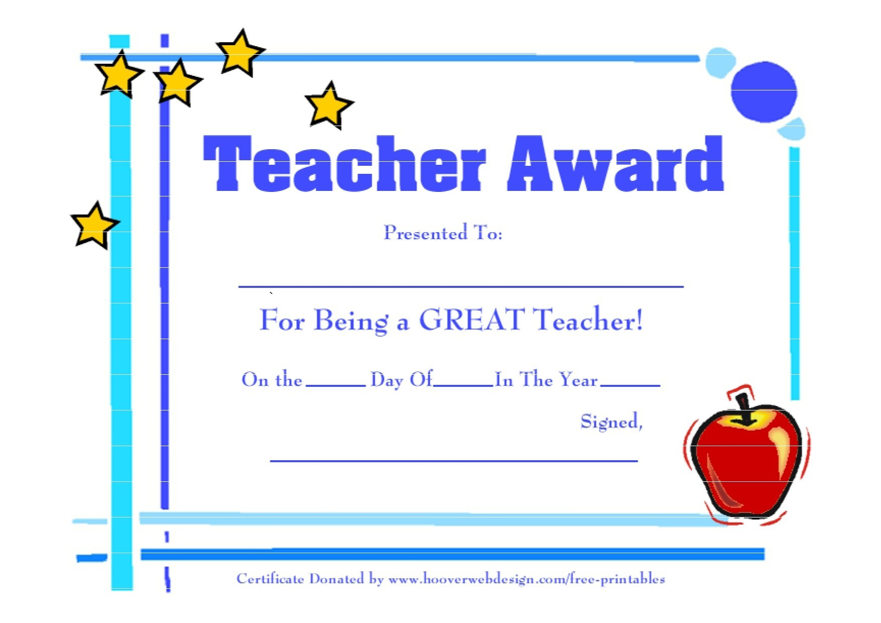 Free Printable Certificate Templates For Teachers Ideas Of Free - Free Printable Certificates For Teachers