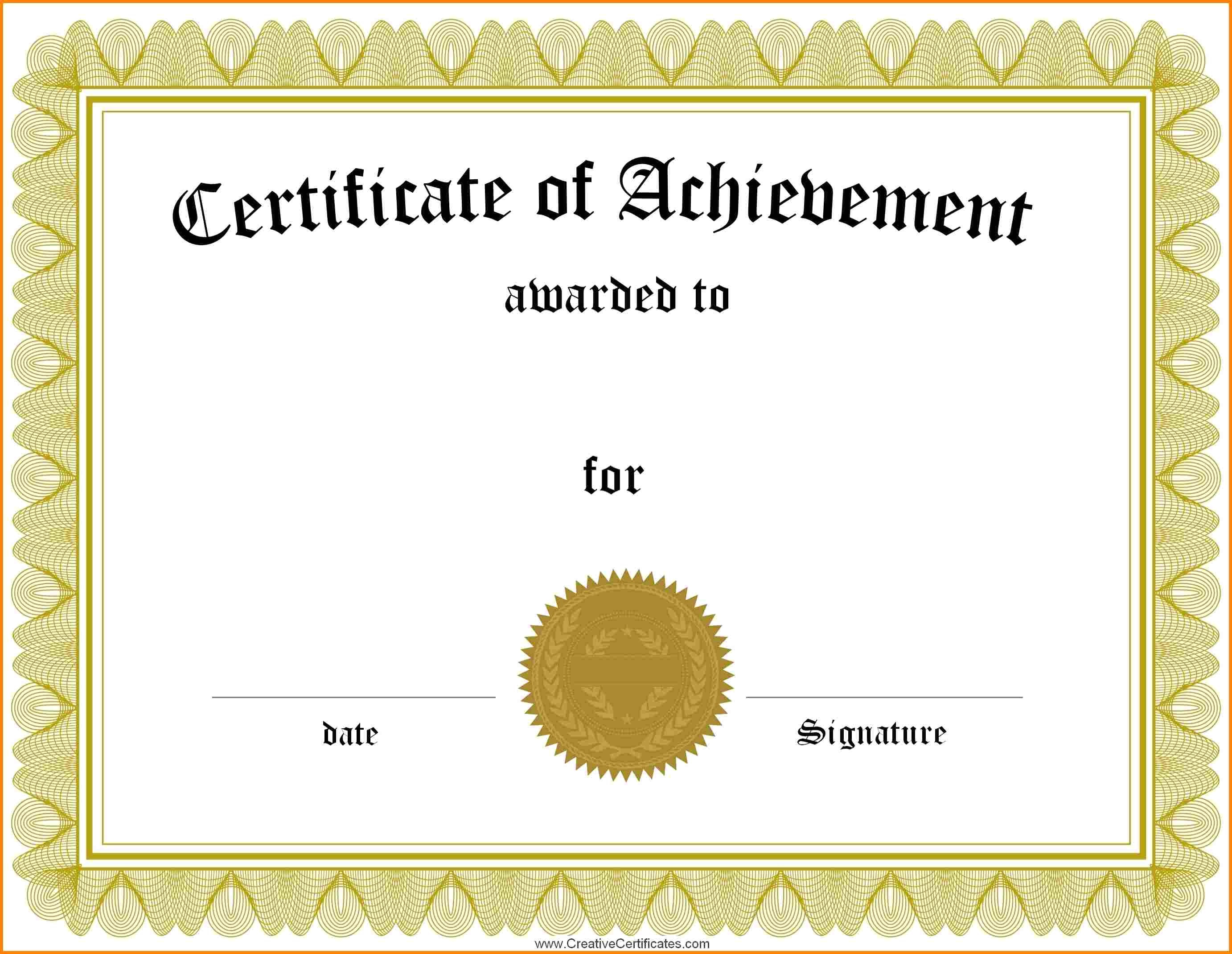 Free Printable Certificate Templates - Reeviewer.co - Free Printable Certificates And Awards