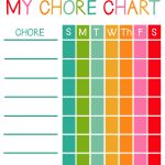 Free Printable Chore Charts For Kids!   Viva Veltoro   Free Printable Chore List