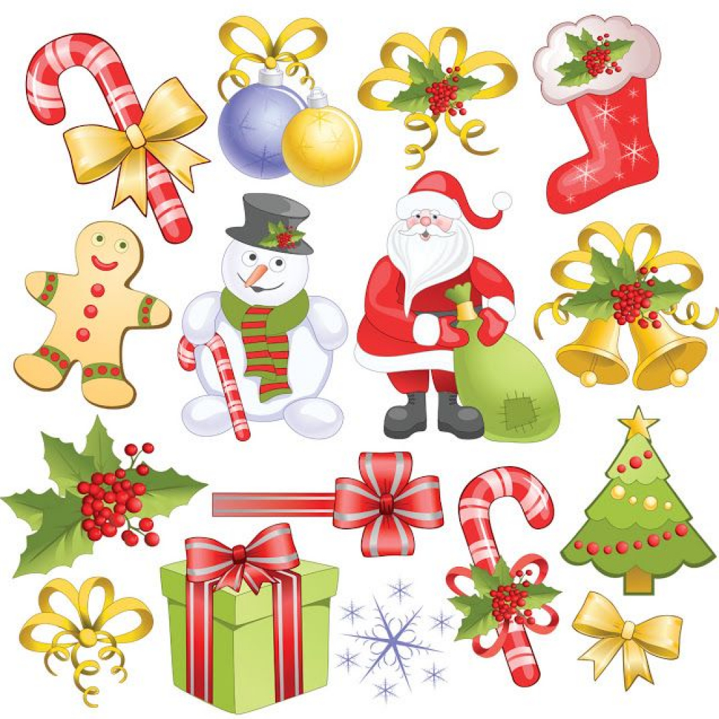 Free Printable Christmas Clip Art | Free Clipart Download - Free Printable Christmas Clip Art