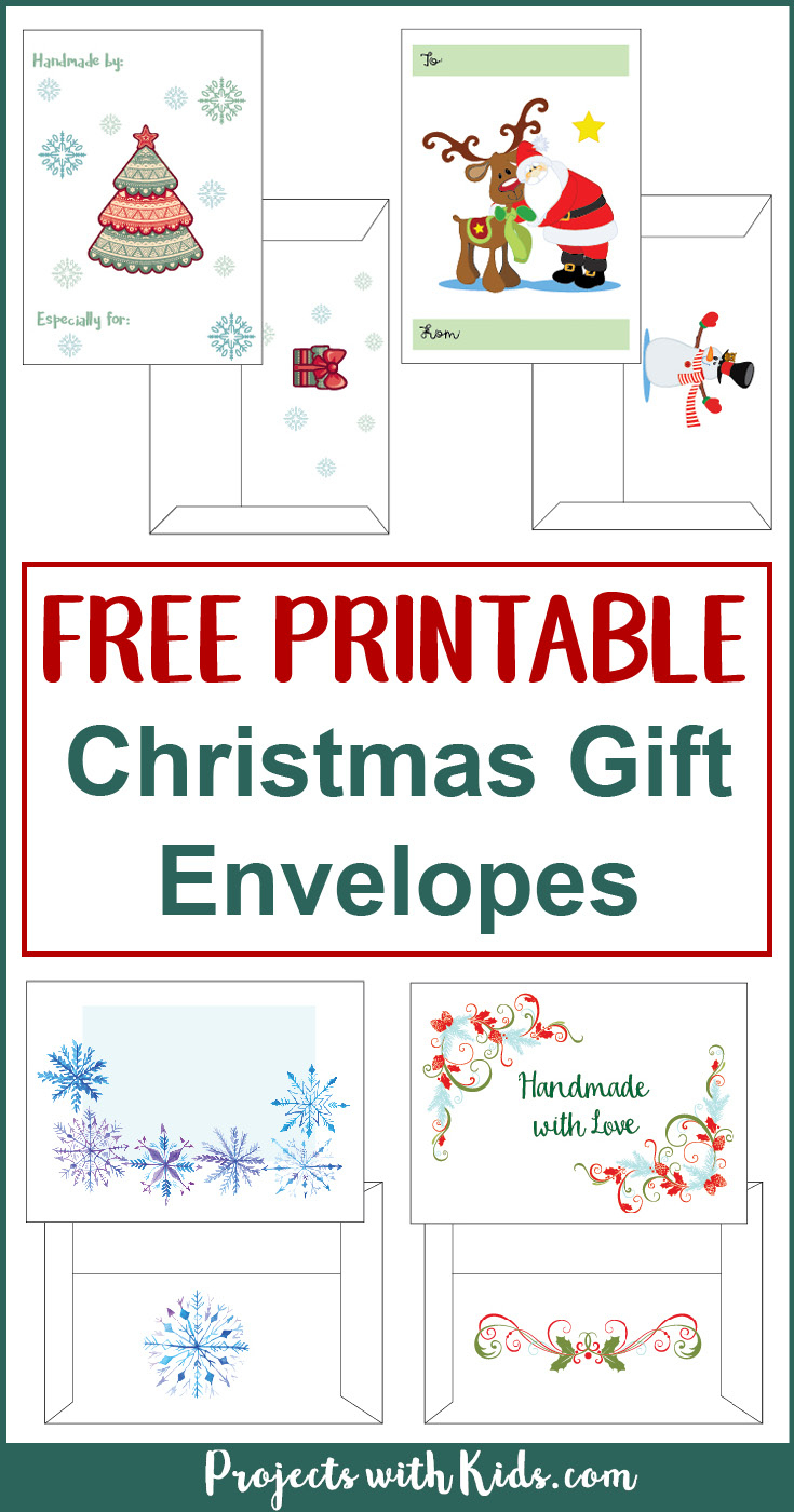 Free Printable Christmas Gift Envelopes | Projects With Kids - Free Printable Envelopes