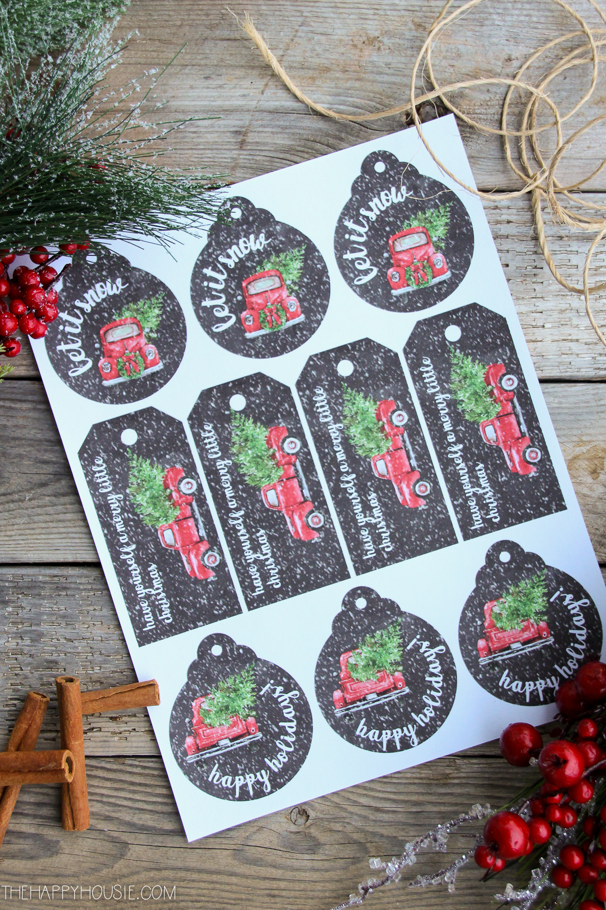 Free Printable Christmas Gift Tags - Bless&amp;#039;er House - Free Printable Angel Gift Tags