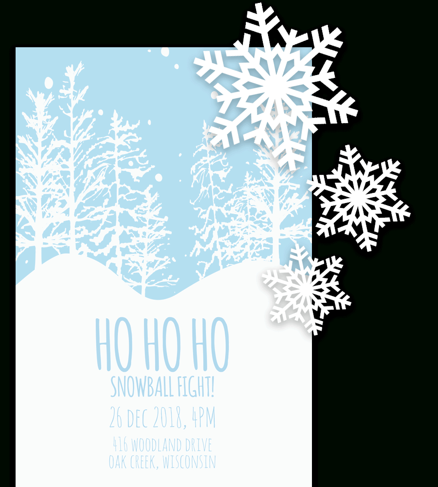 Free Printable Christmas Invitation Templates In Word! - Free Printable Christmas Invitations