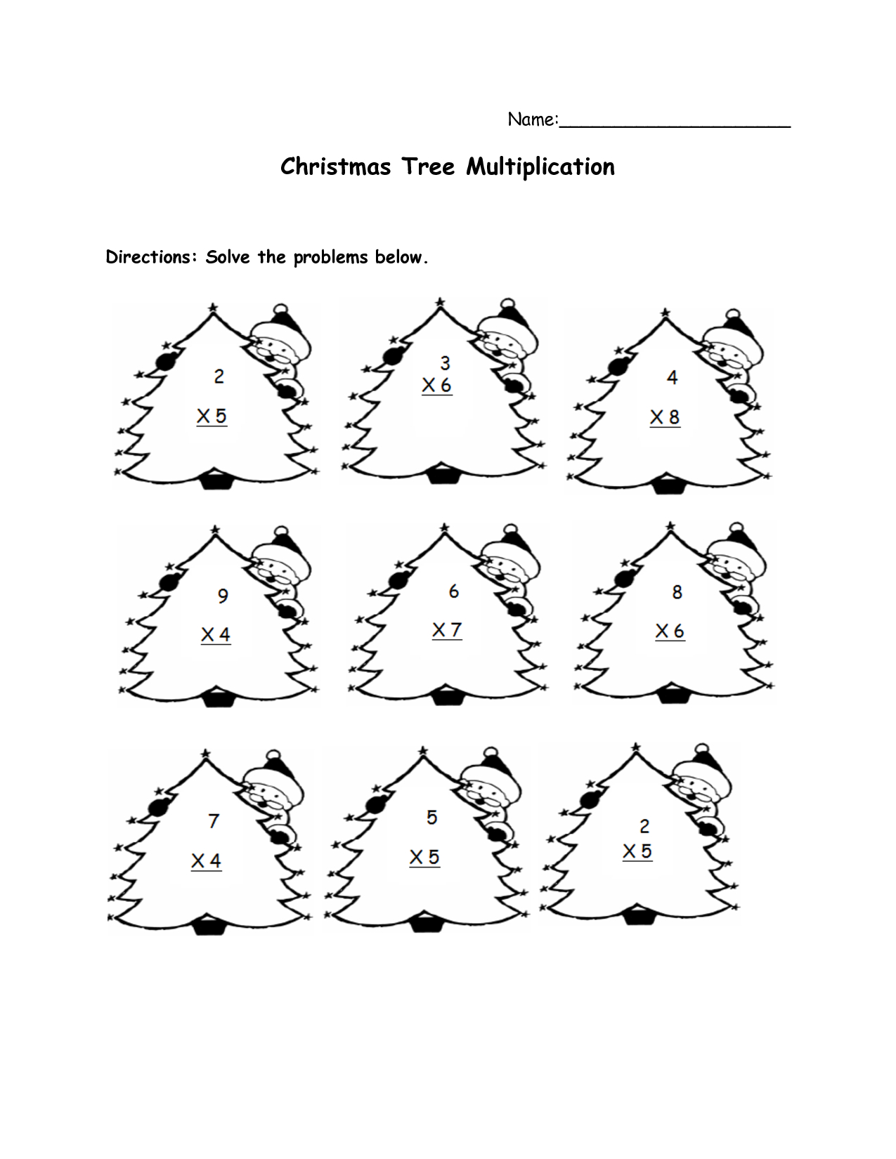 Free Printable Christmas Math Worksheets For First Grade - Free Printable Christmas Maths Worksheets Ks1