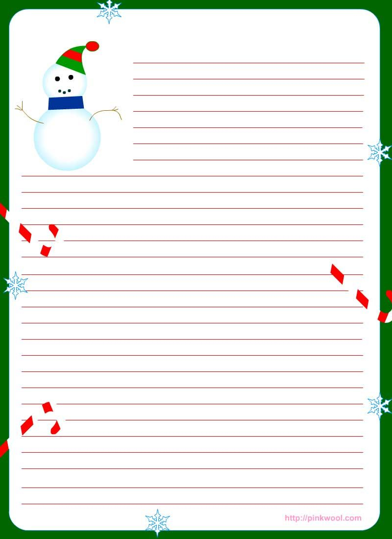 Free Printable Christmas Stationary | Stationary | Christmas - Free Printable Snowman Stationery