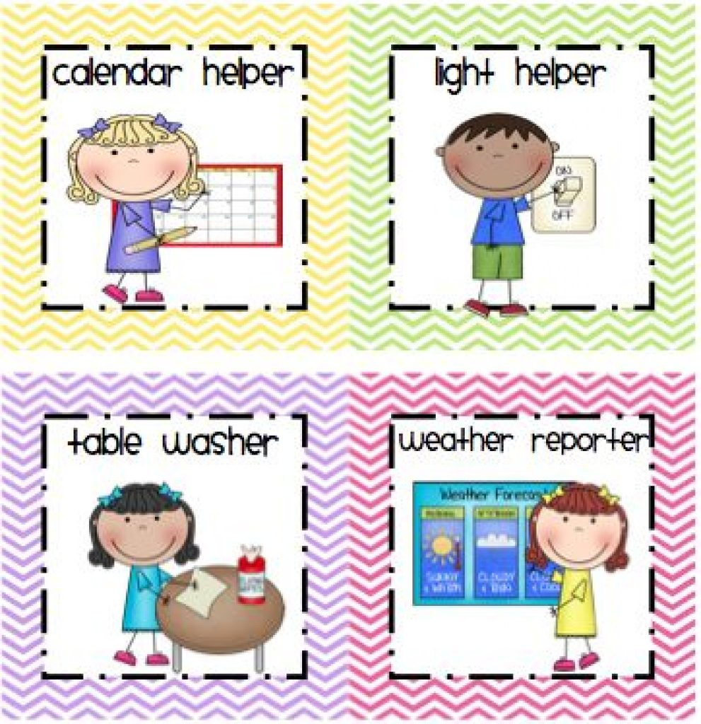 Free Printable Classroom Helper Signs | Free Printable - Free Printable Classroom Helper Signs