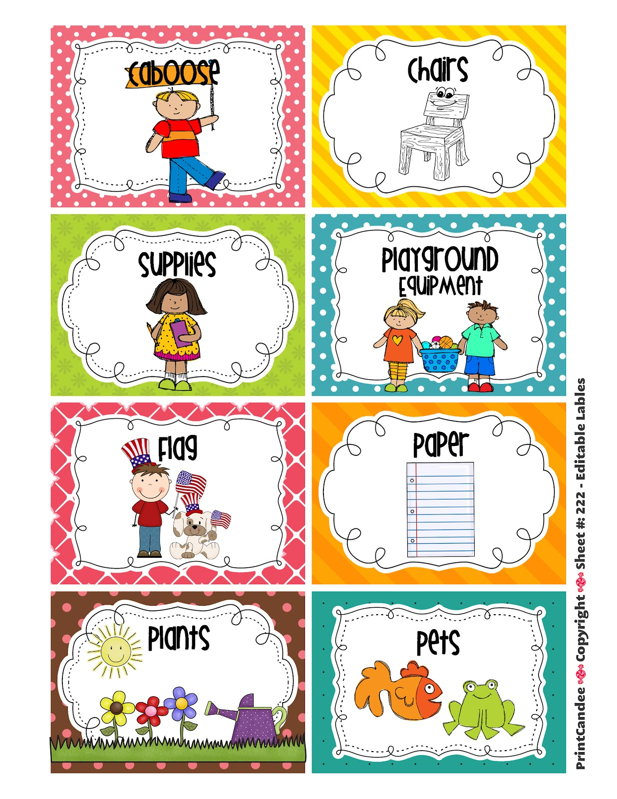Free Printable Classroom Labels And Signs | Download Them Or Print - Free Printable Classroom Helper Signs