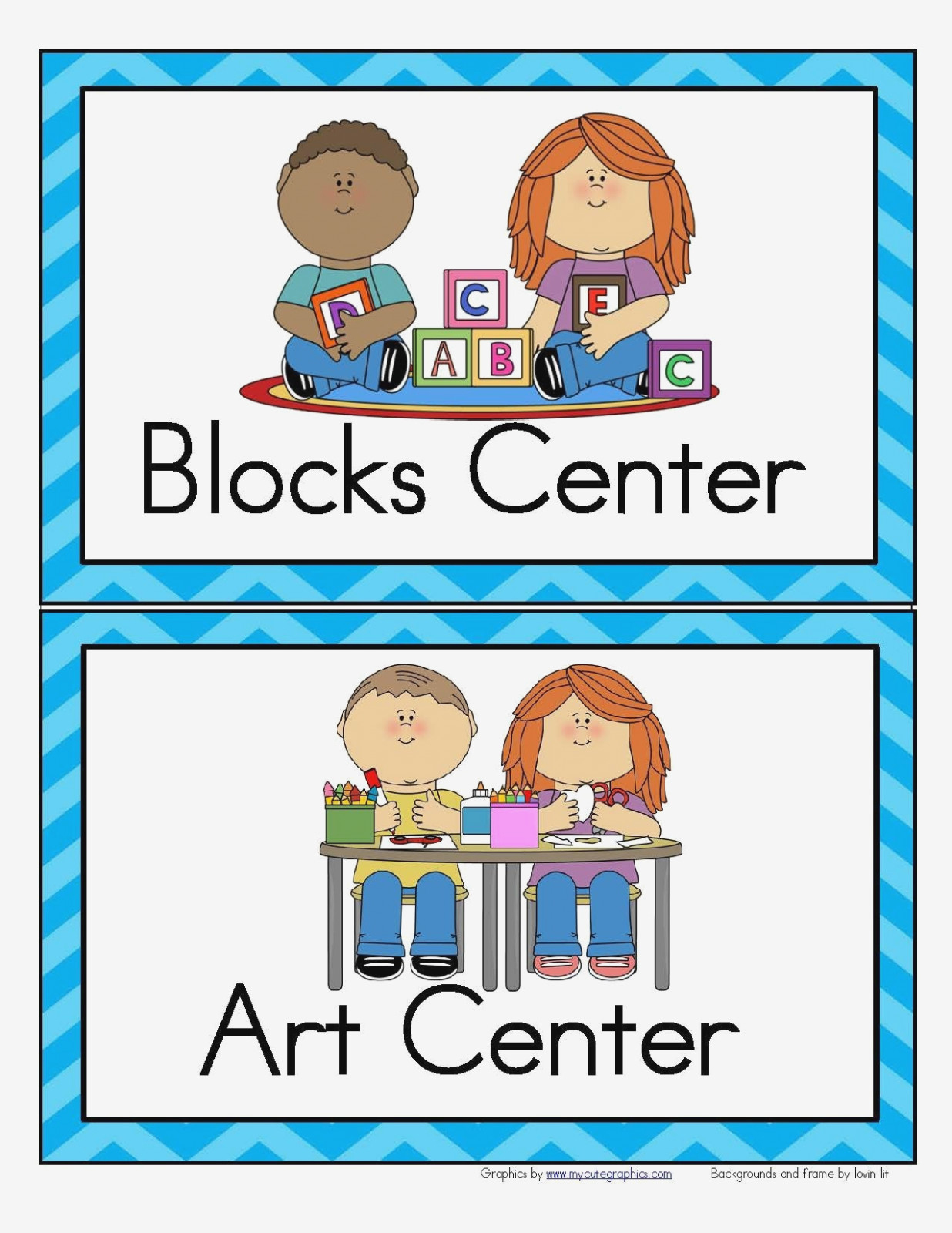 Free Printable Classroom Signs Center Block – Best Home Interior - Free Printable Classroom Signs And Labels