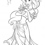 Free Printable Coloring Pages Princess Jasmine – Through The   Free Printable Princess Jasmine Coloring Pages