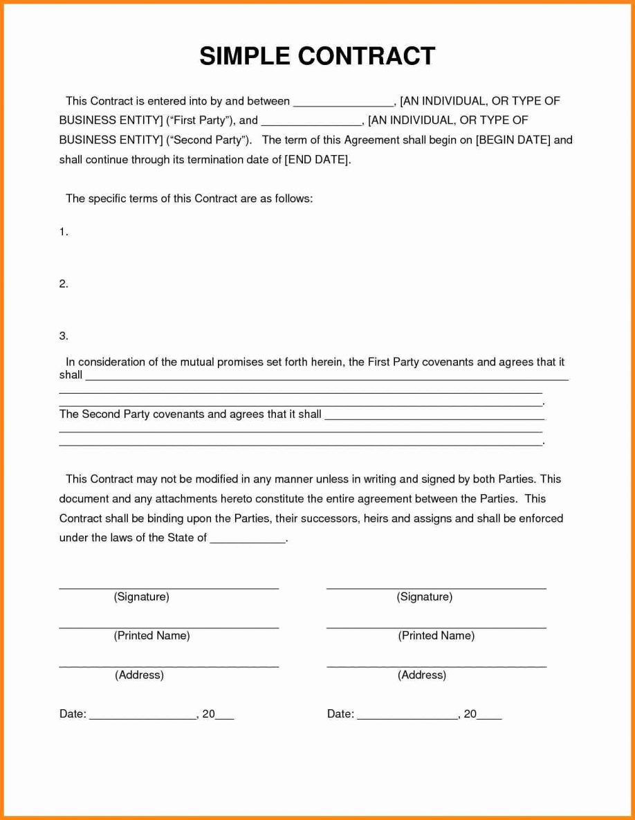 Free Printable Construction Contract Agreement With Template Plus - Free Printable Construction Contracts