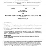 Free Printable Construction Contracts Catering Agreement Contract   Free Printable Construction Contracts