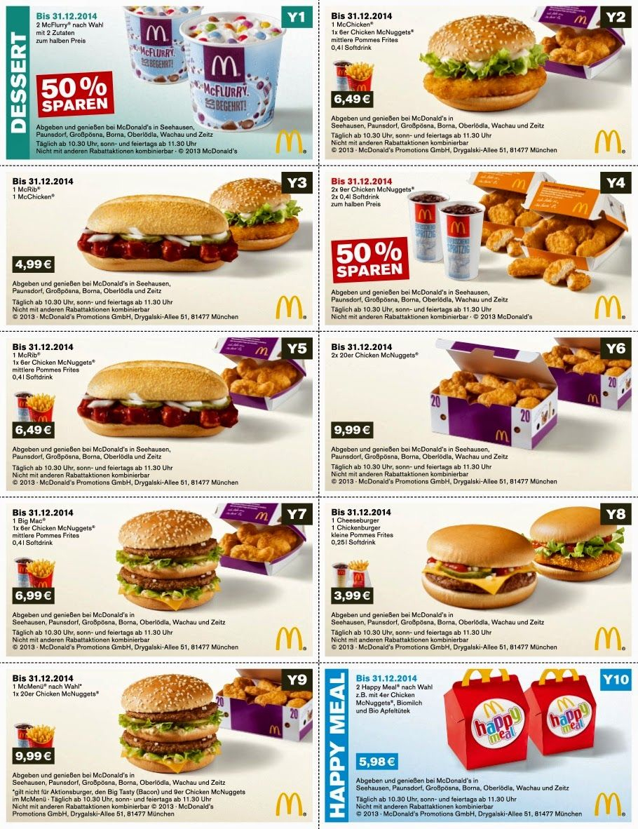 Free Printable Coupons: Mcdonalds Coupons | Tips | Pinterest - Free Printable Mcdonalds Coupons Online