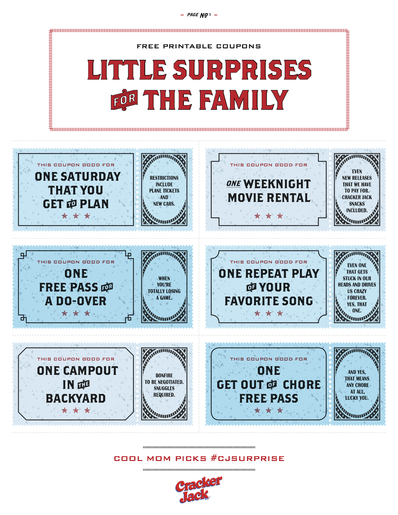 Free Printable Coupons That Make Awesome Family Gifts - Free Printable Coupons Without Downloads