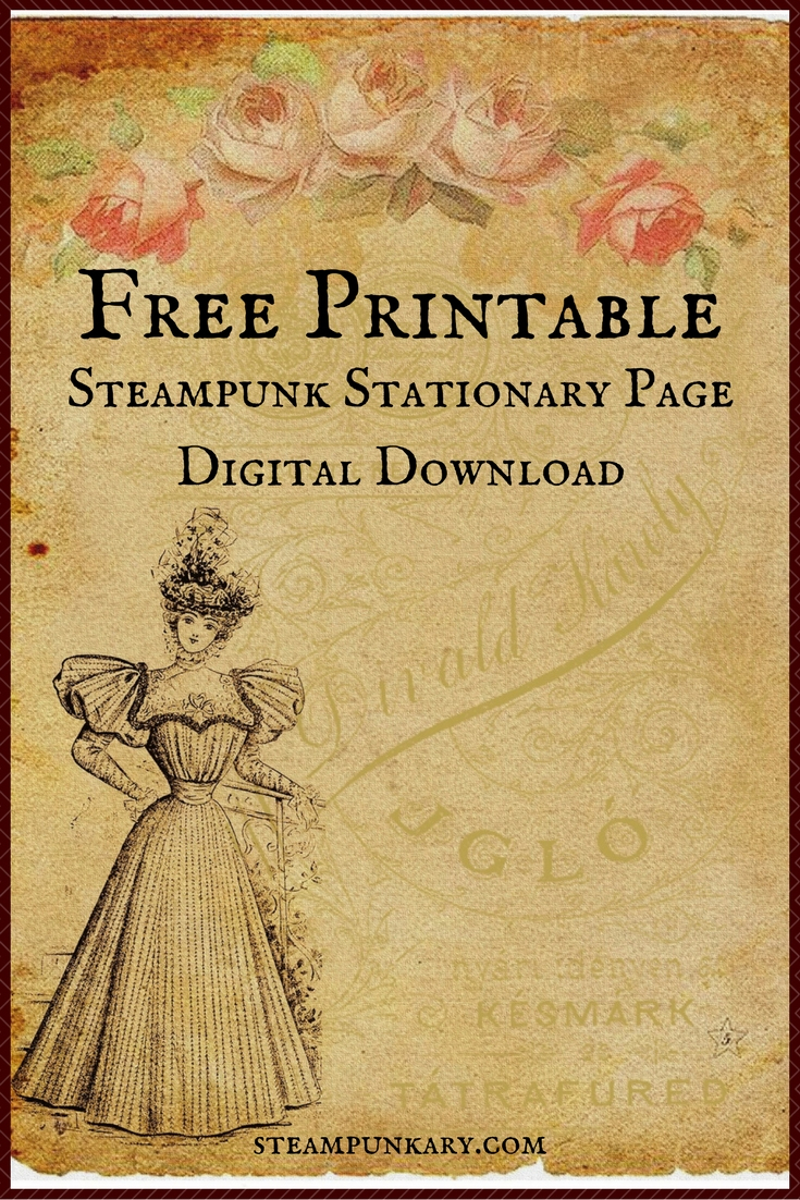 Free Printable Digital Download Stationary Page - Free Printable Stationery