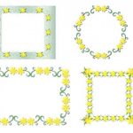 Free Printable, Digital, Scrapbook Template Pages, Easter, Floral   Free Printable Frames For Scrapbooking